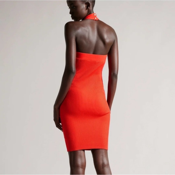 Ted Baker London Women’s Mirelle Bodycon Halter Dress - Picture 2 of 11